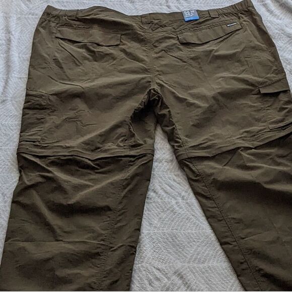 COLUMBIA Silver ridge convertible khaki hiking pants size 54 w 35 L NEW B1 - Picture 14 of 16
